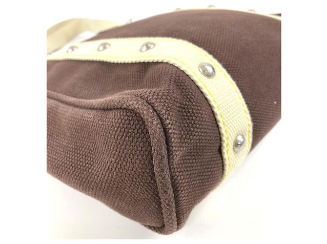 Borsa Louis Vuitton Antigua Cabas MM Marrone - vista 7