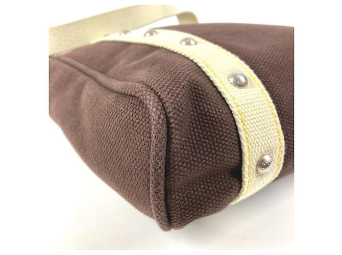 Borsa Louis Vuitton Antigua Cabas MM Marrone - vista 8