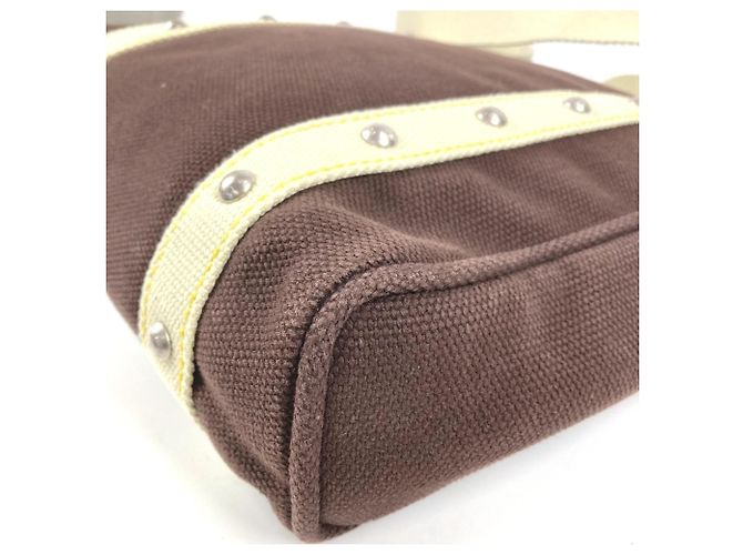 Borsa Louis Vuitton Antigua Cabas MM Marrone - vista 9