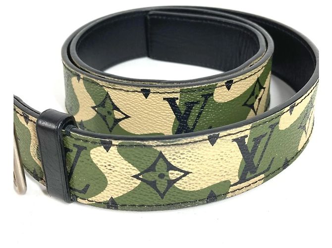 Louis Vuitton Takashi Murakami Monogramouflage Khaki Gürtel - Ansicht 3