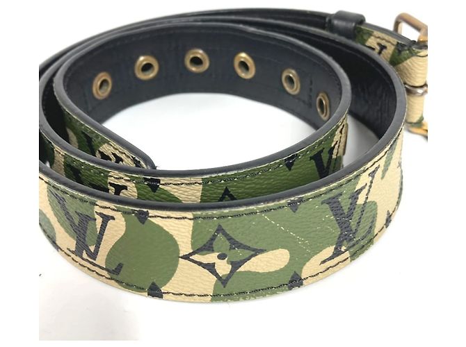 Louis Vuitton Takashi Murakami Monogramouflage Khaki Gürtel - Ansicht 5