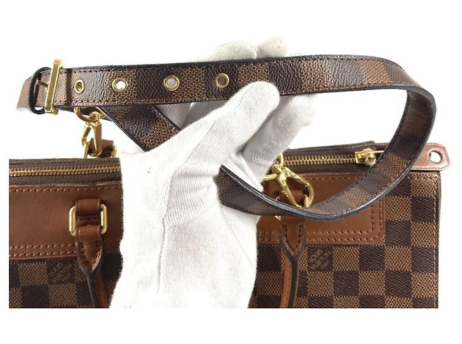 Borsa Damier Greenwich Louis Vuitton Marrone - vista 17