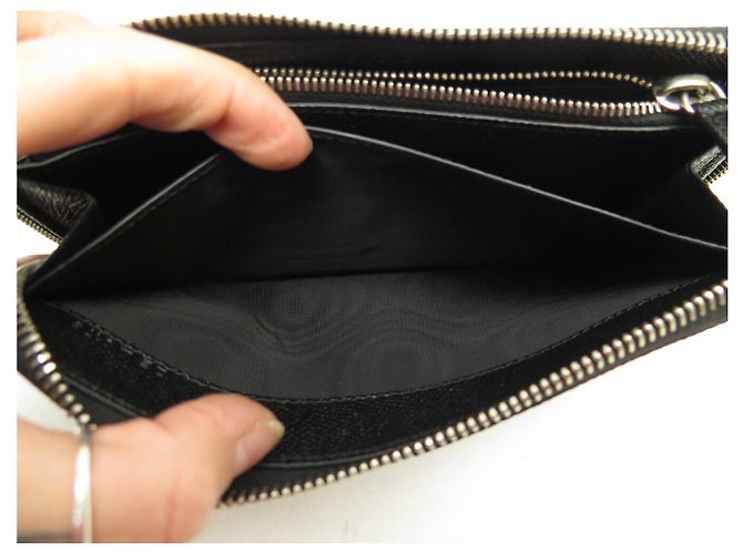 NEUE GIVENCHY PANDORA SCHWARZ GEGRANNTES LEDER-GELDBEUTEL - Ansicht 11