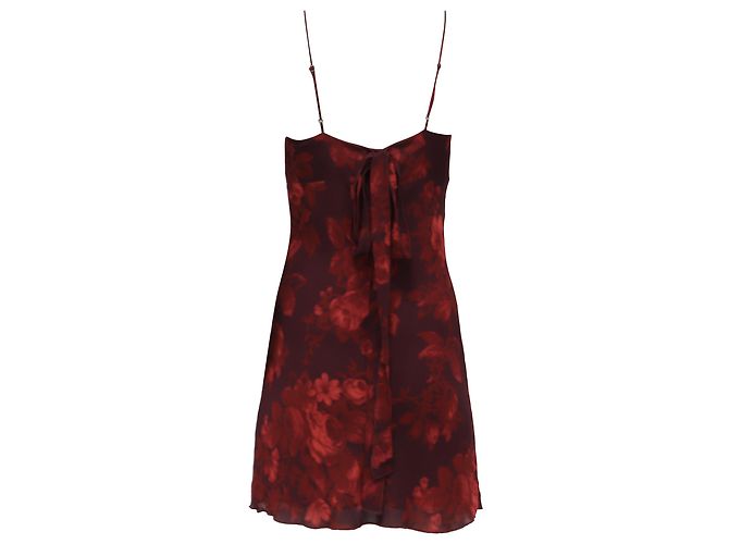 Vestido Mini Iryna en Viscosa Burdeos de Reformation Roja - vista 7