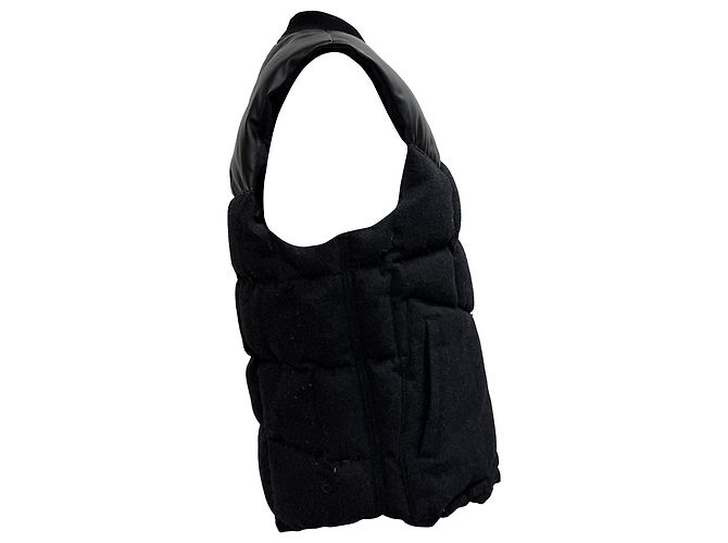 Gilet senza maniche in piuma nera in lana Armani Exchange Nero - vista 2