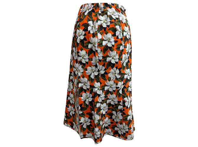Falda Midi de Algodón con Estampado Floral Alice + Olivia Stephine - vista 3