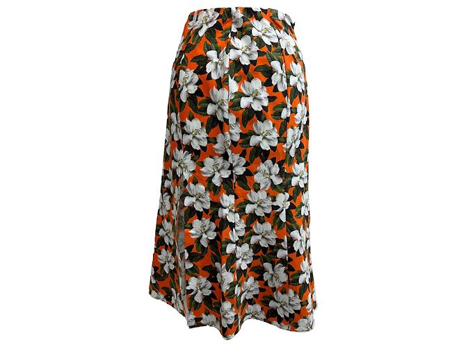 Falda Midi de Algodón con Estampado Floral Alice + Olivia Stephine - vista 7
