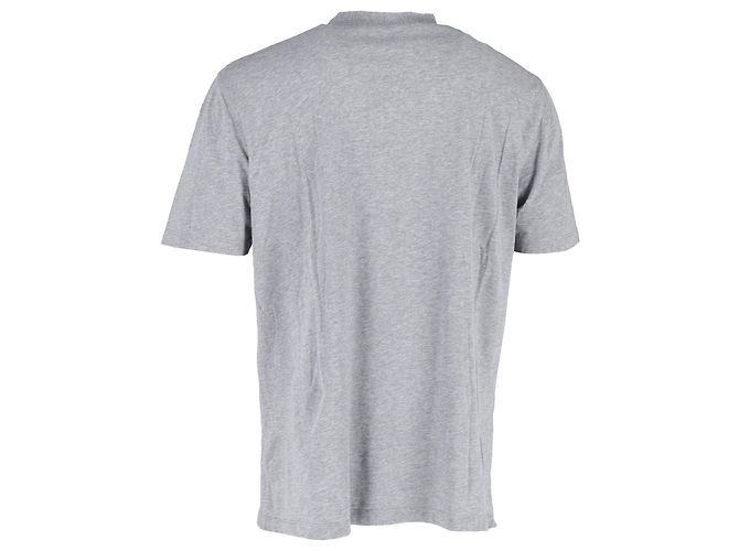 Polo a maniche corte Brunello Cucinelli in cotone grigio - vista 3