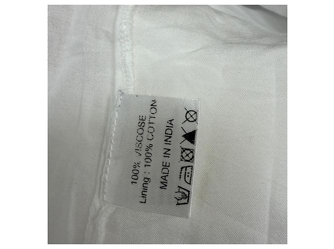 Vestido Mini Bordado Natalia en Algodón Blanco de Melissa Odabash - vista 3