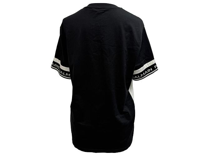 T-shirt Balmain in cotone nero - vista 3