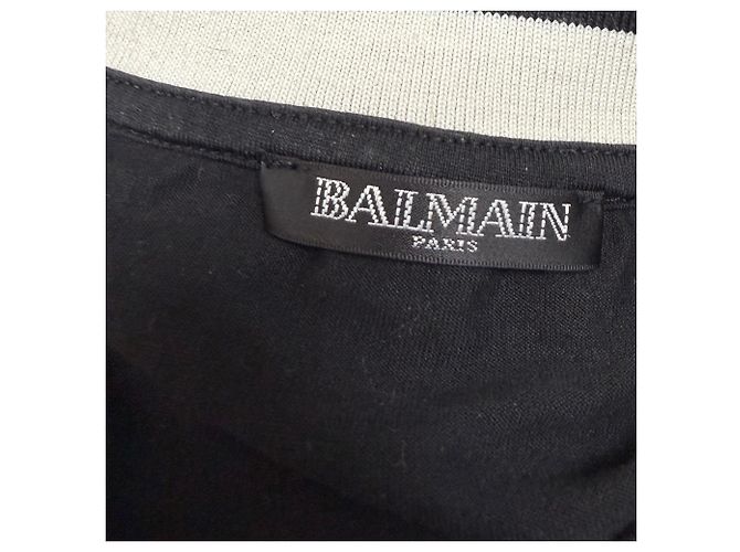 T-shirt Balmain in cotone nero - vista 4