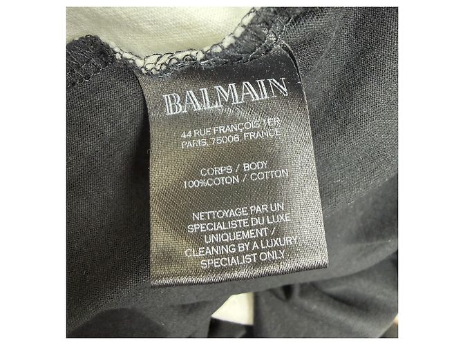 T-shirt Balmain in cotone nero - vista 5