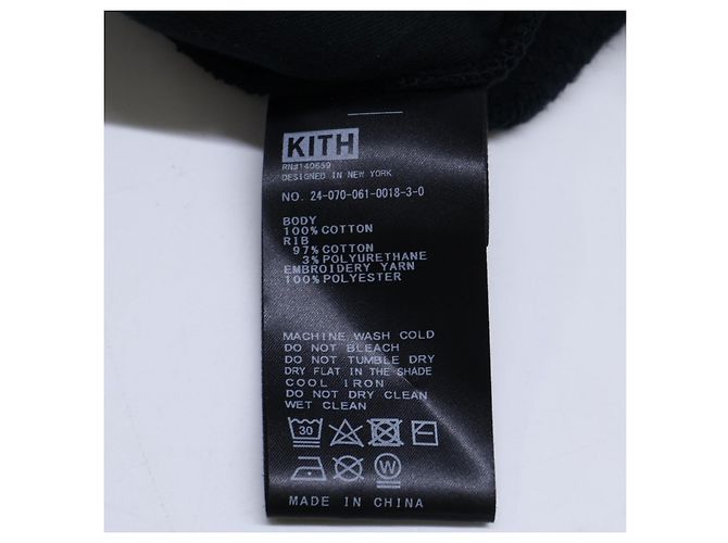 Autre Marque Moletom de algodão KITH Preto Branco Azul - vista 4