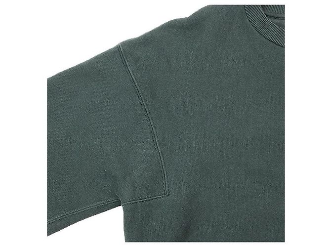 Burberry bestickter Baumwollmischung Sweatshirt Grün - Ansicht 4