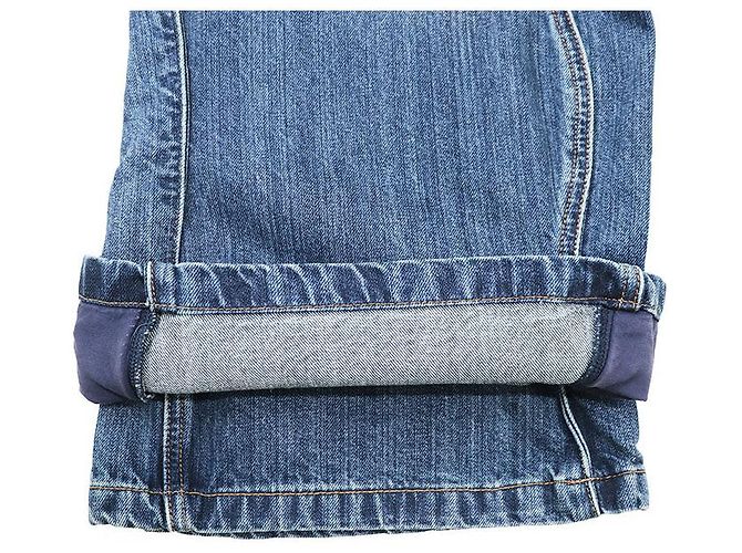 Pantalones de denim de algodón Monogram Louis Vuitton Azul - vista 6