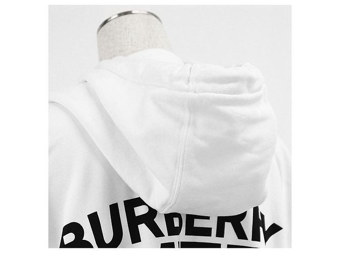 Sudadera de algodón Horseferry de Burberry Blanco - vista 8