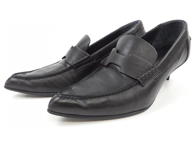 Hermès Sapatos Nappa Hermes 231167Z Preto - vista 3