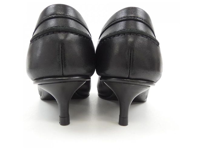 Hermès Sapatos Nappa Hermes 231167Z Preto - vista 5