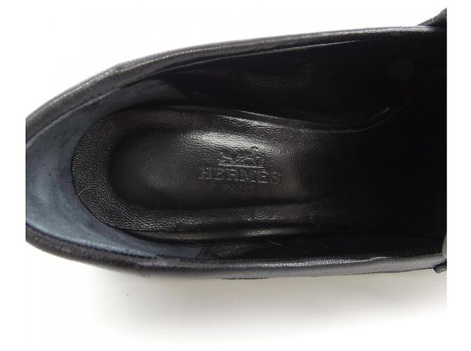 Hermès Sapatos Nappa Hermes 231167Z Preto - vista 6