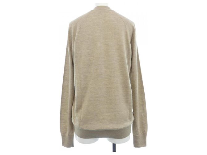Jersey de seda y cachemira Hermès 34 Beige - vista 2