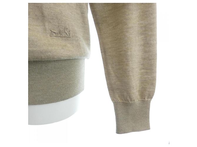 Jersey de seda y cachemira Hermès 34 Beige - vista 7