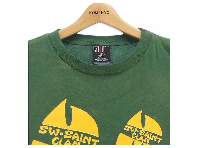 Autre Marque T-shirt in cotone SAINT MICHAEL SEAN WOTHERSPOON Verde Arancione Porpora - vista 5