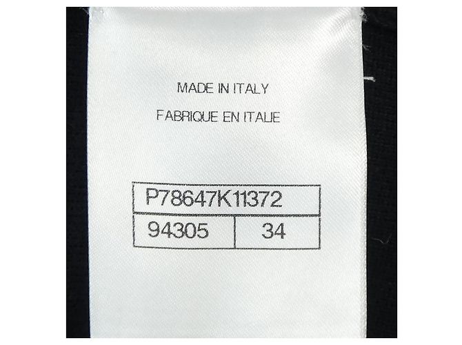 Chanel-Kaschmir-Mischkleid Schwarz - Ansicht 4