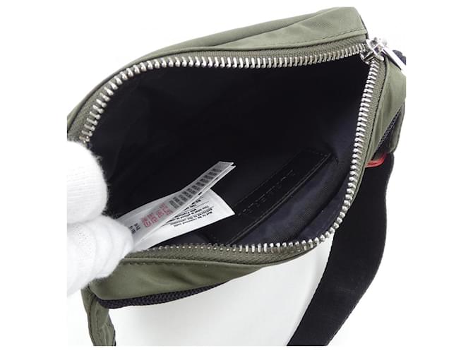 Borsa Burberry Verde Cachi - vista 6