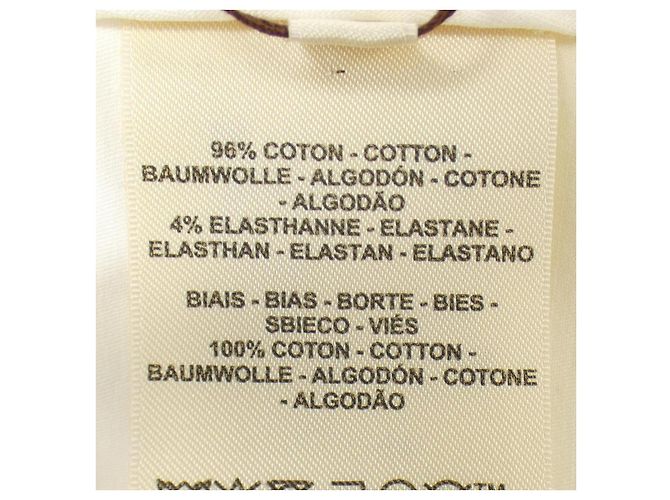 Giacca senza colletto Hermès Bianco - vista 3