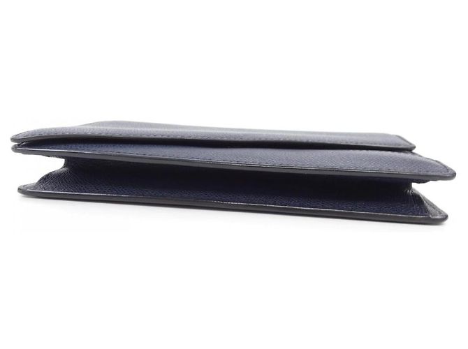 Bolsa de couro de bezerro macio Valextra Azul Azul marinho - vista 4