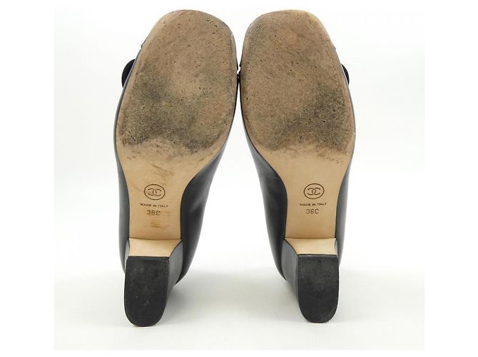 Timeless Chanel Pumps aus Lammfell und Lackleder Schwarz - Ansicht 4