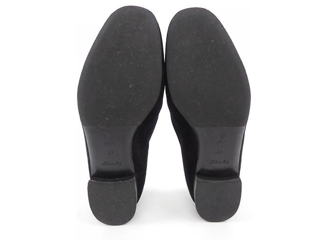 Scarpe in pelle Louis Vuitton Nero - vista 4