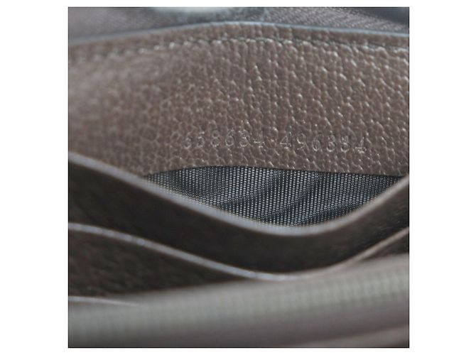 Gucci Bamboo Jumbo GG Canvas Geldbörse Braun Beige - Ansicht 10