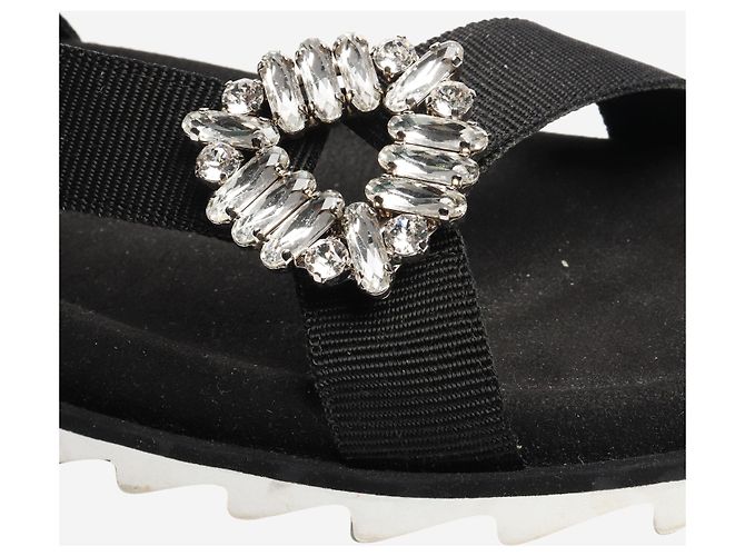 Roger Vivier Sandali in diamante nero - taglia EU 41 (UK 8) - vista 3