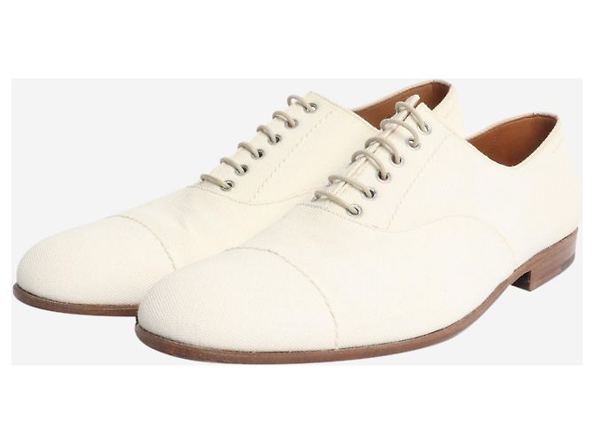 Autre Marque Weiße Leinenschuhe - Größe EU 38 - Ansicht 2
