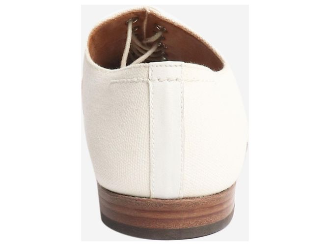 Autre Marque Weiße Leinenschuhe - Größe EU 38 - Ansicht 3