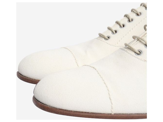 Autre Marque Weiße Leinenschuhe - Größe EU 38 - Ansicht 4