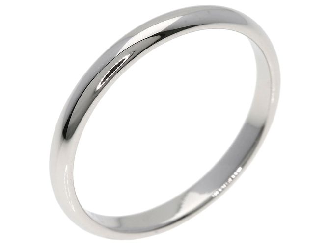 Anel de casamento em platina Cartier - vista 2
