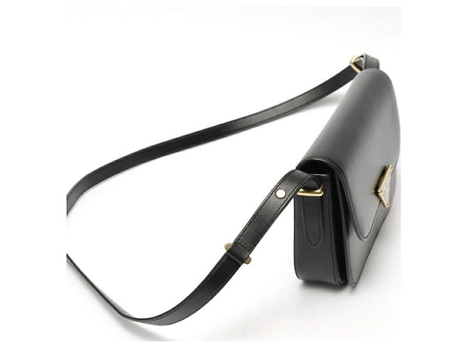 Bolsa de Ombro Triângulo Prada Preto - vista 2
