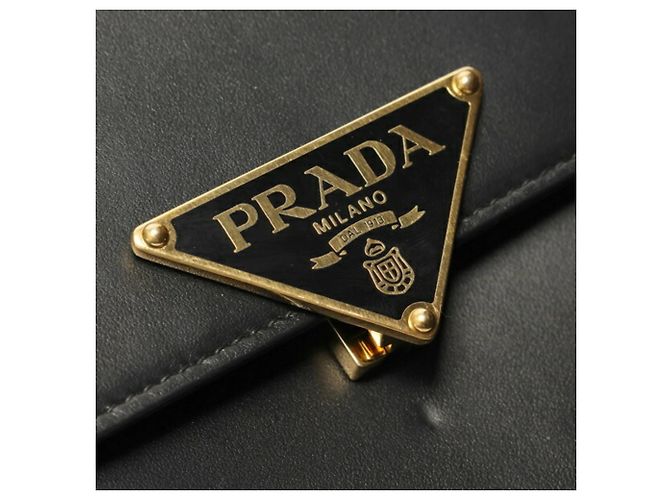 Bolsa de Ombro Triângulo Prada Preto - vista 5