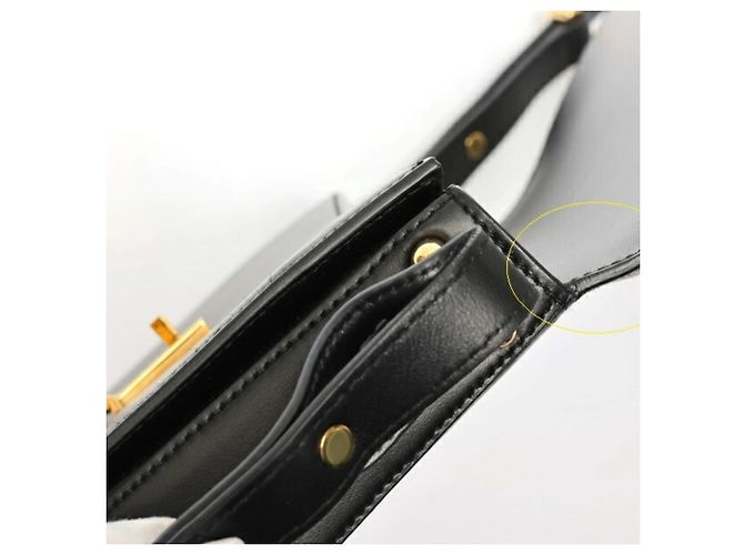 Bolsa de Ombro Triângulo Prada Preto - vista 9