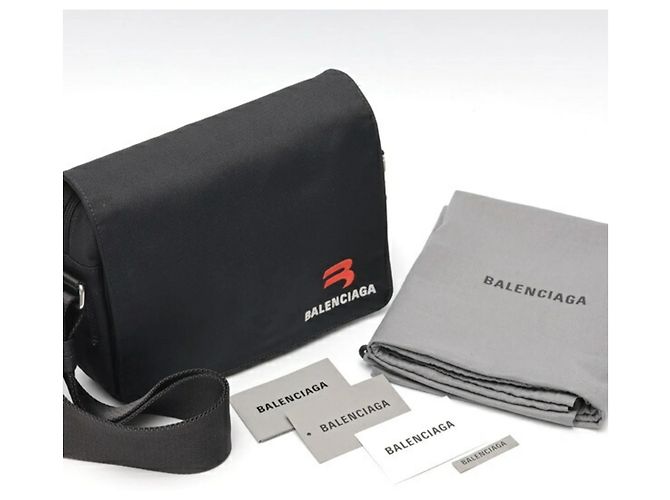 Borsa a Spalla Explorer di Balenciaga Nero - vista 8