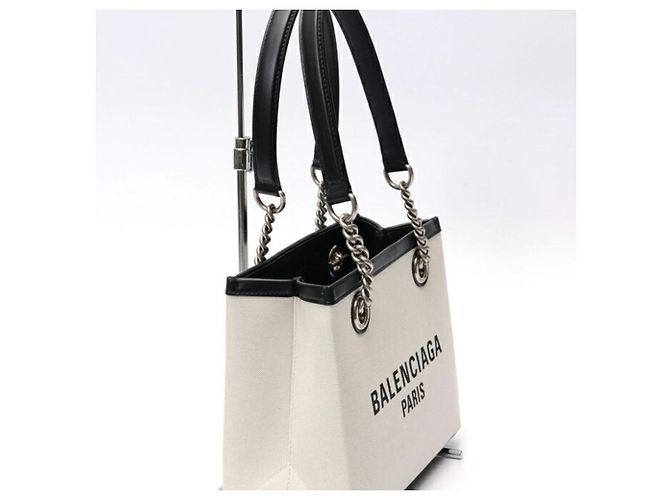 Borsa Tote Piccola Balenciaga Duty Free Nero - vista 2