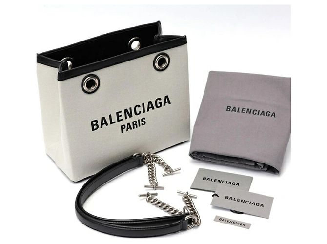 Borsa Tote Piccola Balenciaga Duty Free Nero - vista 7