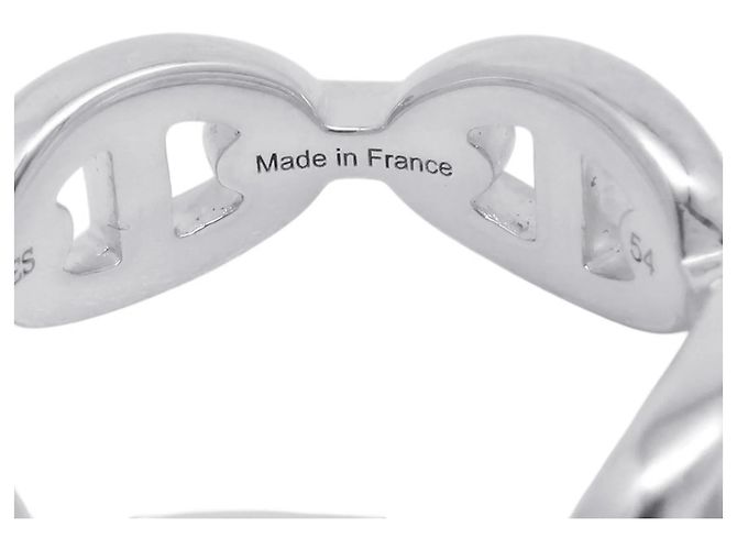 Ring Anello Chaine d'Ancre Enchainee di Hermès Argento - vista 9