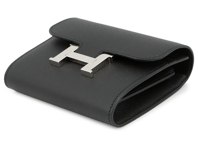 Billetera Compacta Constance Hermès Negro - vista 2