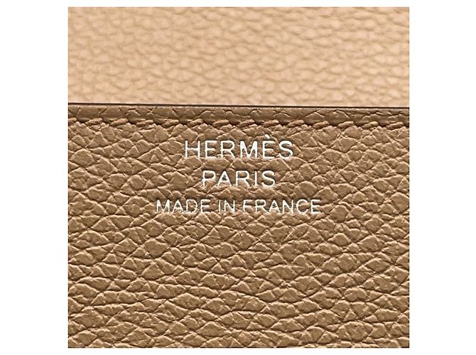 Monedero Hermès Roulis Verso Chai Lime Dorado - vista 11