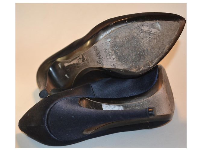 Décolleté in raso Salvatore Ferragamo nero - vista 4
