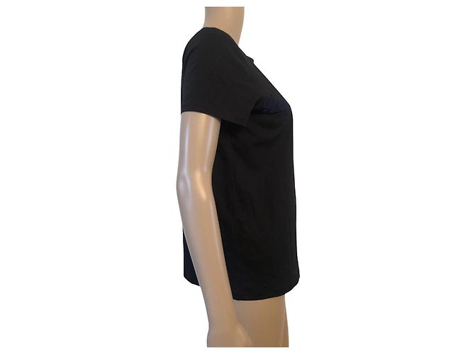 Camiseta Chanel Gabrielle Coco de algodón negro - vista 3