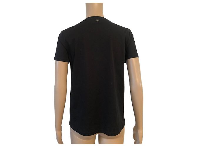 Camiseta Chanel Gabrielle Coco de algodón negro - vista 4